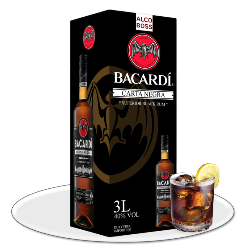 Ром Бакарди Карта Негра (Bacardi Carta Negra) 3 литра