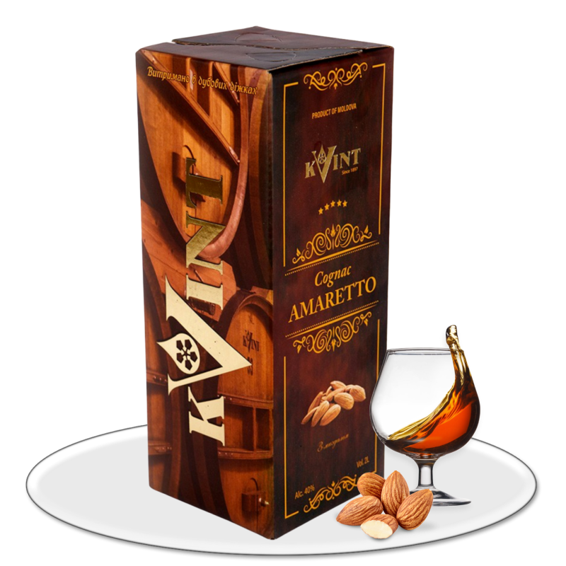 КОНЬЯК KVINT AMARETTO 2 L 40% Vol